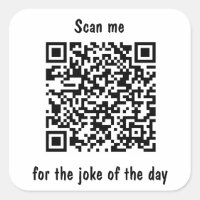 Scan Me for the Joke of the Day QR Code