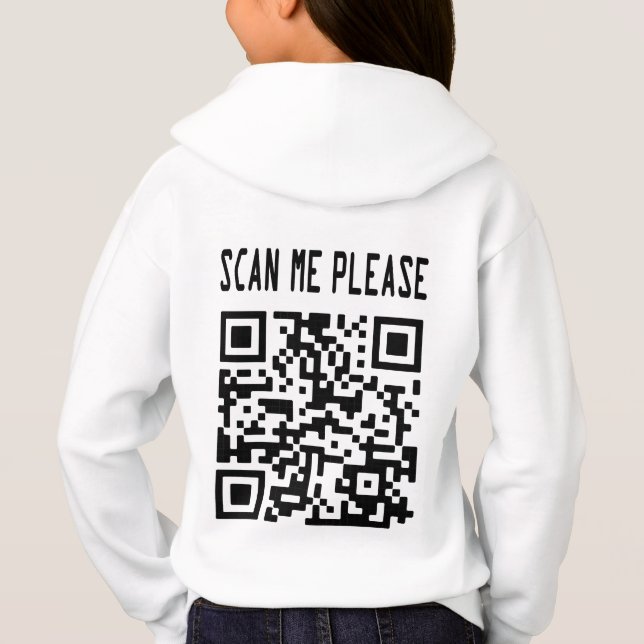 Scan Me Please QR Code – Smile, It's Free (Back)