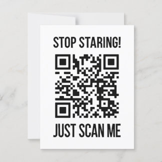 Scan Me QR Code: Choose Kindness Every Day Postcard