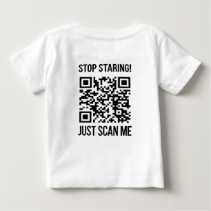Scan Me QR Code: Create Your Future Baby T-Shirt