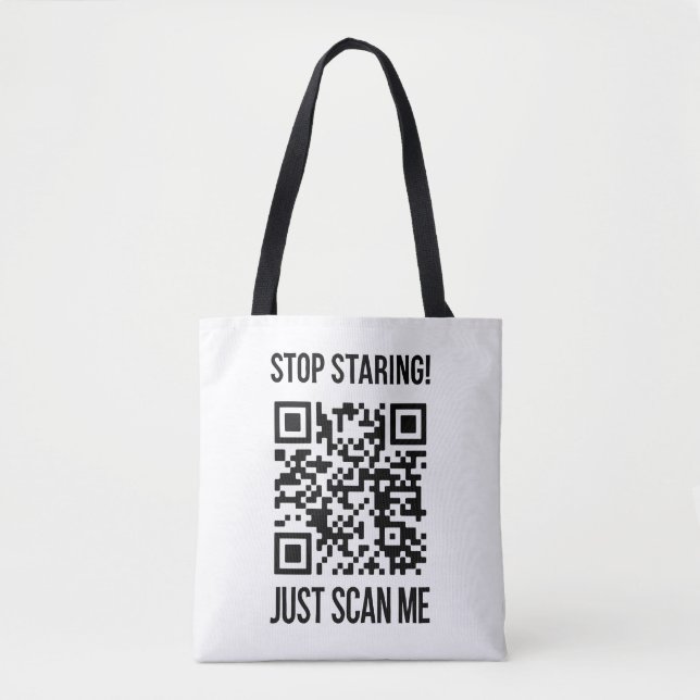 Scan Me QR Code: Create Your Future Tote Bag (Front)