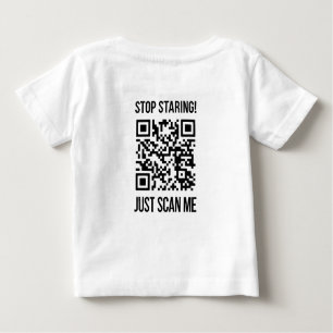 Scan Me QR Code for a Motivational Boost Baby T-Shirt
