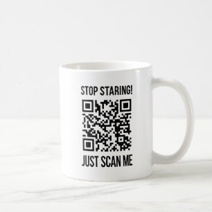 Scan Me QR Code for a Motivational Boost Coffee Mug