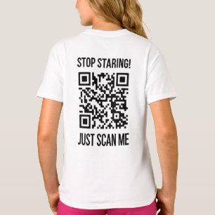 Scan Me QR Code for a Motivational Boost T-Shirt