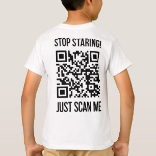 Scan Me QR Code for a Motivational Boost T-Shirt