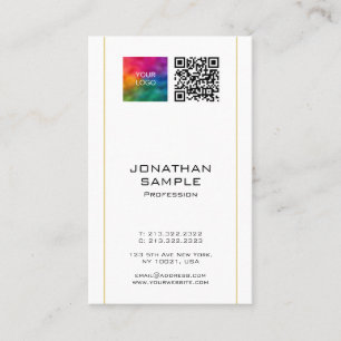 Scan me QR Code Template Upload Your Logo to Business Card