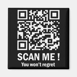 Scan Me You Wont Regret It Funny Qr Trump Dance (o Magnet
