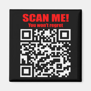 Scan Me, You Wont Regret, Trump Christmas 2024 (on Magnet