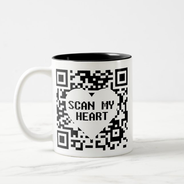 Scan my Heart     Coffee Mug (Left)