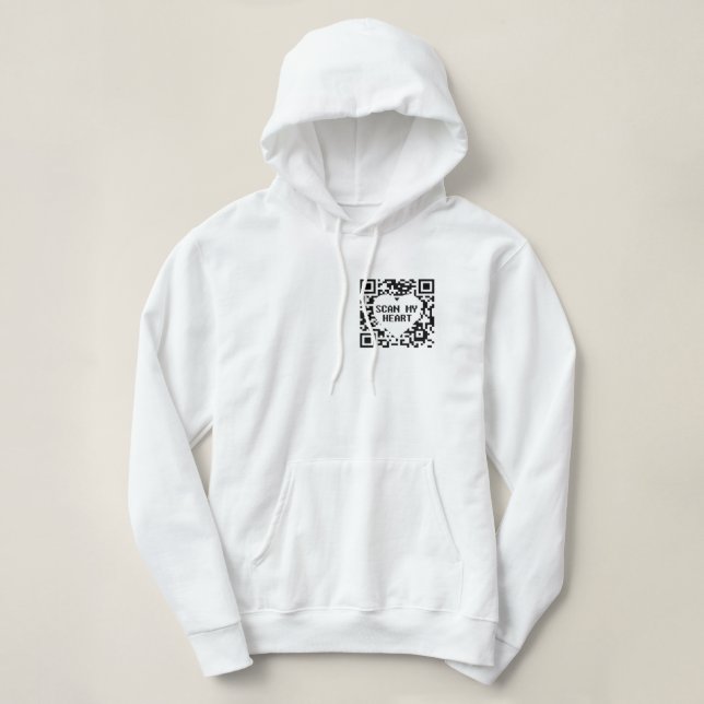 Scan my Heart    Hoodie (Design Front)
