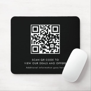 Scan QR Code Modern Promotional Business Mouse Pad