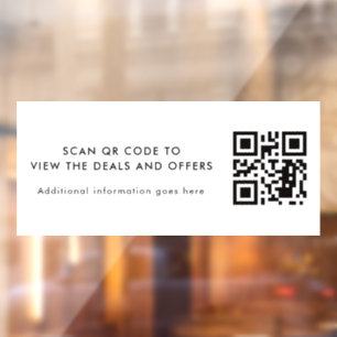 Scan QR Code Modern Simple Business