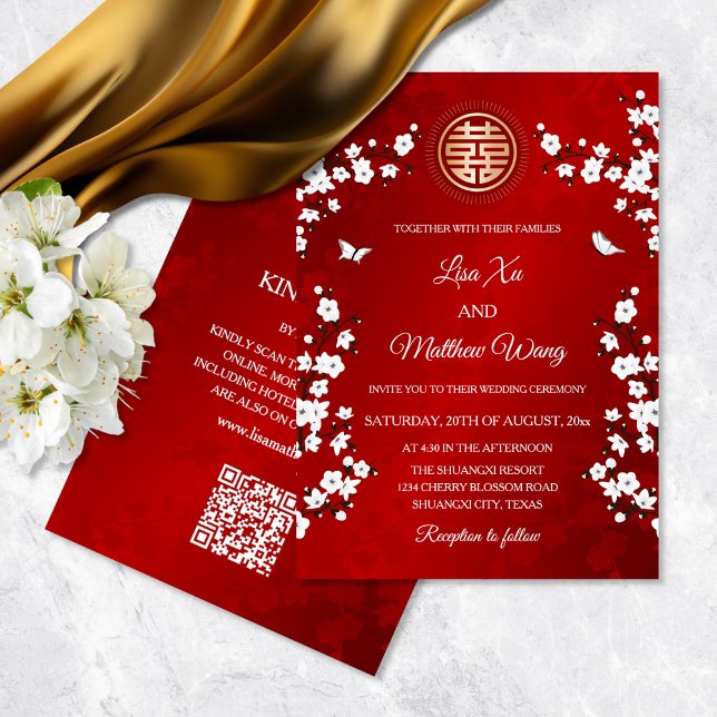 Scan QR Code | Red Chinese Invitation (Creator Uploaded)