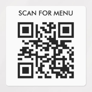 Scan QR for Menu Restaurant Waterproof Table