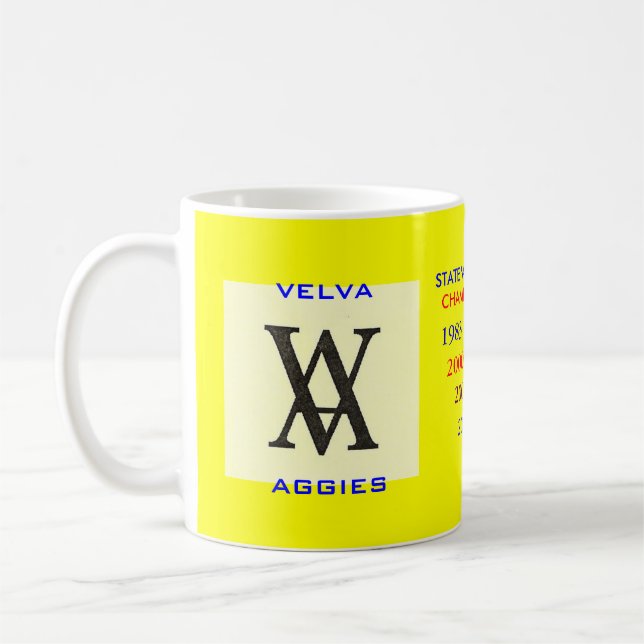 scan, scan, STATE 'A' FOOTBALL          , CHAMP... Coffee Mug (Left)