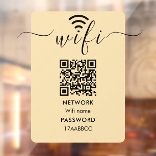 Scan to Connect Wifi Network QR Code Minimalist