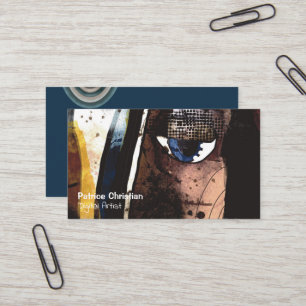 Scan to Connect With Us/Me Artistic Modern Busines Business Card