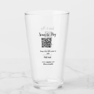 Scan to pay scan QR code add website email details Glass