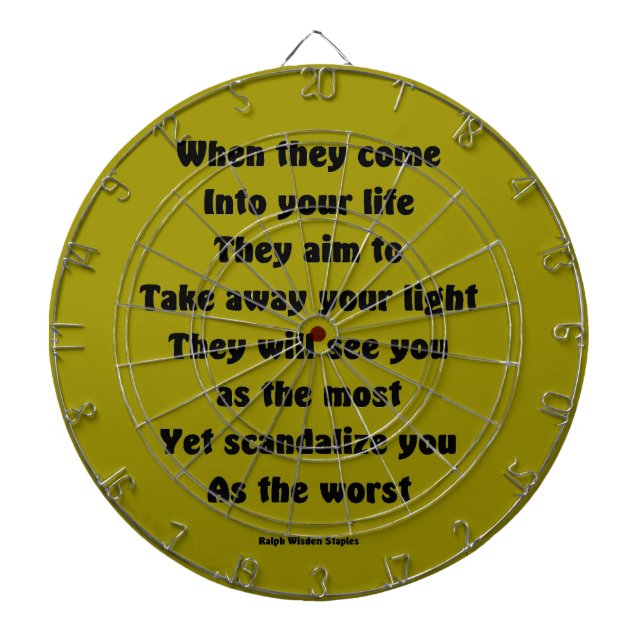 Scandalise you as the worst dartboard (Front)