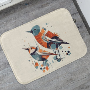 Scandi Aviary Duet Bath Mat