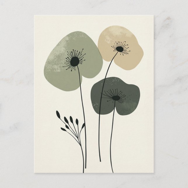 Scandi Bloom No.282 Postcard (Front)