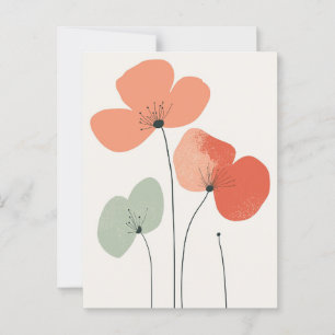 Scandi Bloom No.298 Postcard