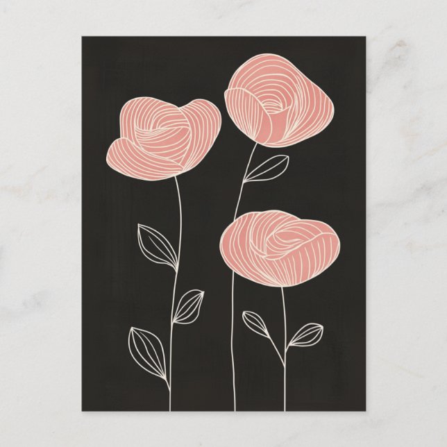 Scandi Bloom No.305 Postcard (Front)