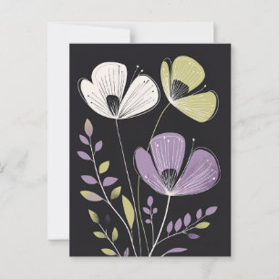 Scandi Bloom No.308 Postcard