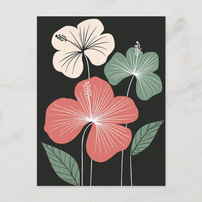 Scandi Bloom No.325 Postcard (Front)