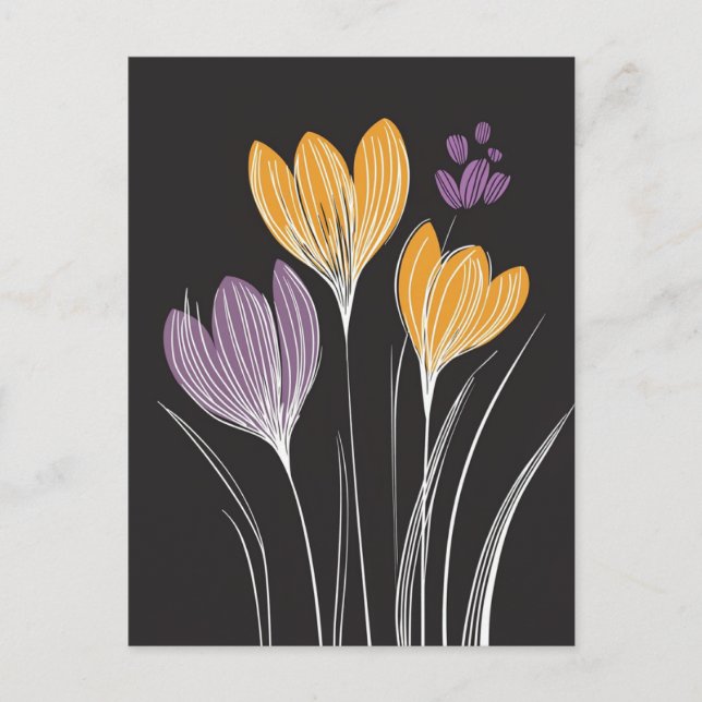 Scandi Bloom No.327 Postcard (Front)