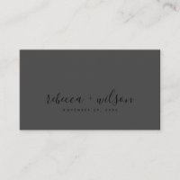 SCANDI CLEAN BLACK BLUSH MINIMAL WEDDING THANK YOU