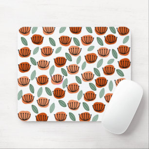Scandi Cup Flowers Mouse Pad