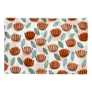 Scandi Cup Flowers Pillowcase