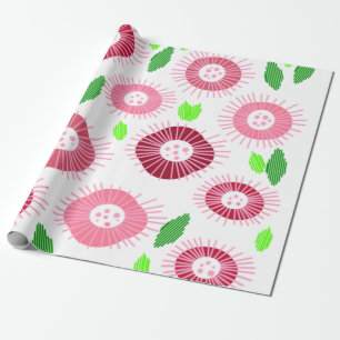 Scandi Flower Garden  Wrapping Paper