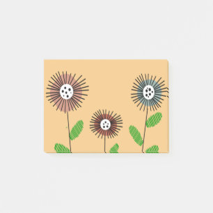 Scandi Flowers Post-it Notes