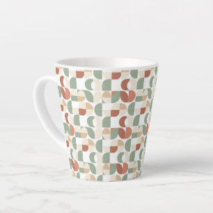 Scandi Geometric Latte Mug