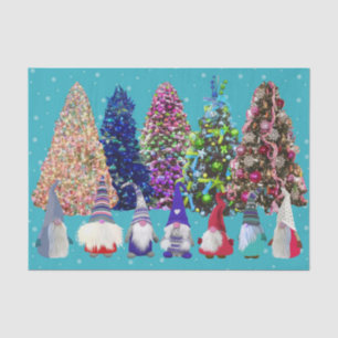 Scandi Gnomes Christmas Scene Tissue Paper