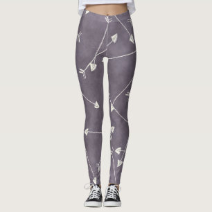 Scandi grey arrows leggings