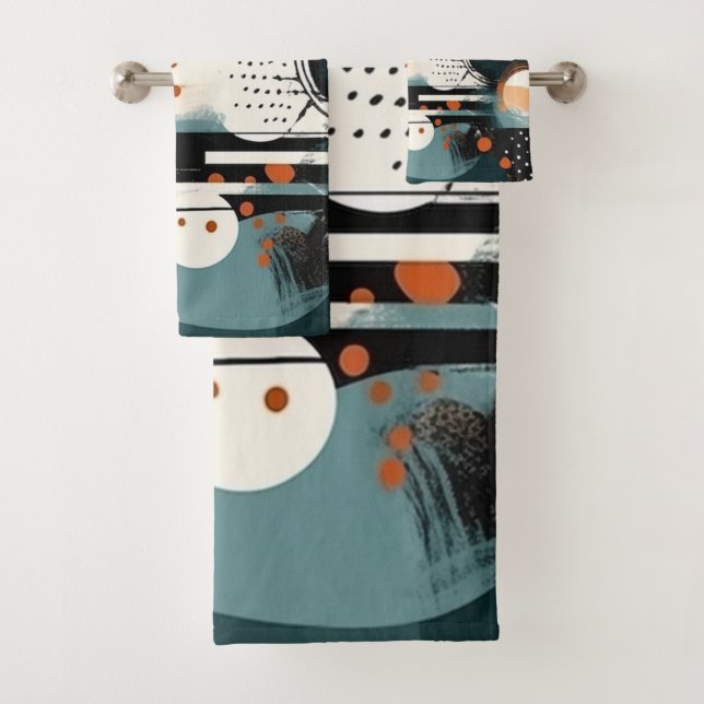 Scandi Groove    Bath Towel Set (Insitu)