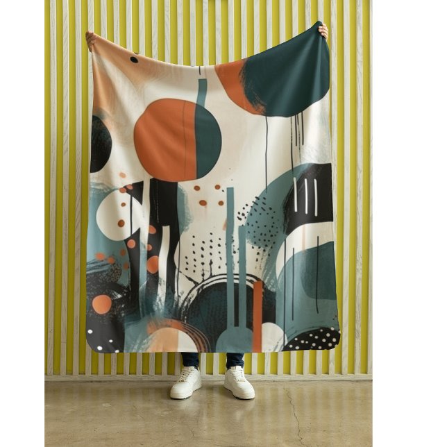 Scandi Groove    Fleece Blanket (Creator Uploaded)