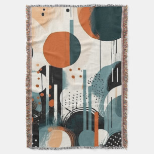 Scandi Groove    Throw Blanket