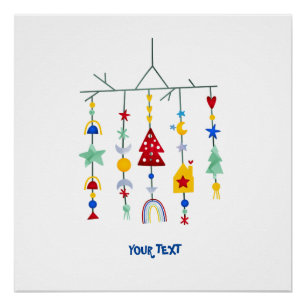 Scandi Minimalist Simple Poster