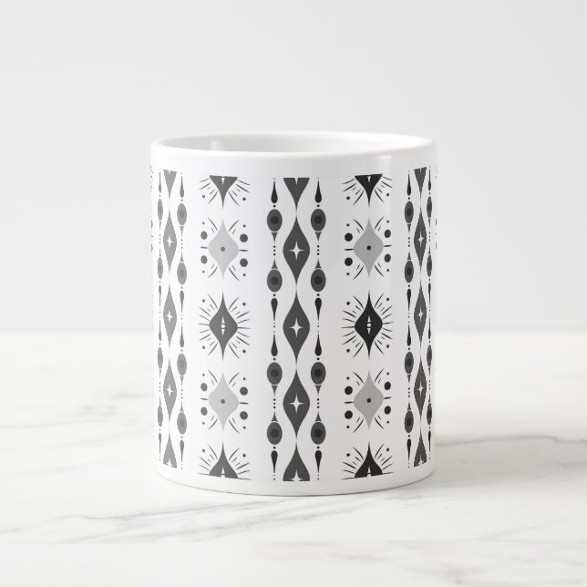 Scandi Motif |  Large Coffee Mug (Front)