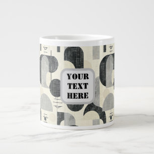 Scandi Motif No.2 Large Coffee Mug