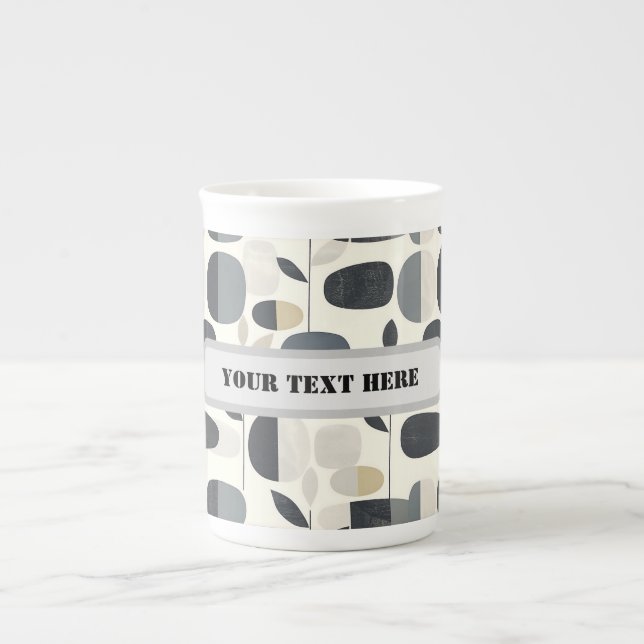 Scandi Motif No.3 |  Bone China Mug (Front)