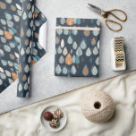Scandi Scandinavian Blue Botanical Christmas Wrapping Paper<br><div class="desc">Create custom wrapping paper & personalised gift wrap for all occasions. When you give a present wrapped in custom wrapping paper, it is sure to put a smile on everyone's face! Add your custom wording to this design by using the "Edit this design template" boxes on the right hand side...</div>