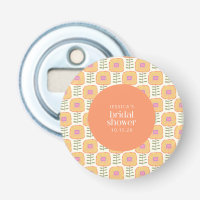 Scandi Yellow Orange Flower Custom Bridal Shower