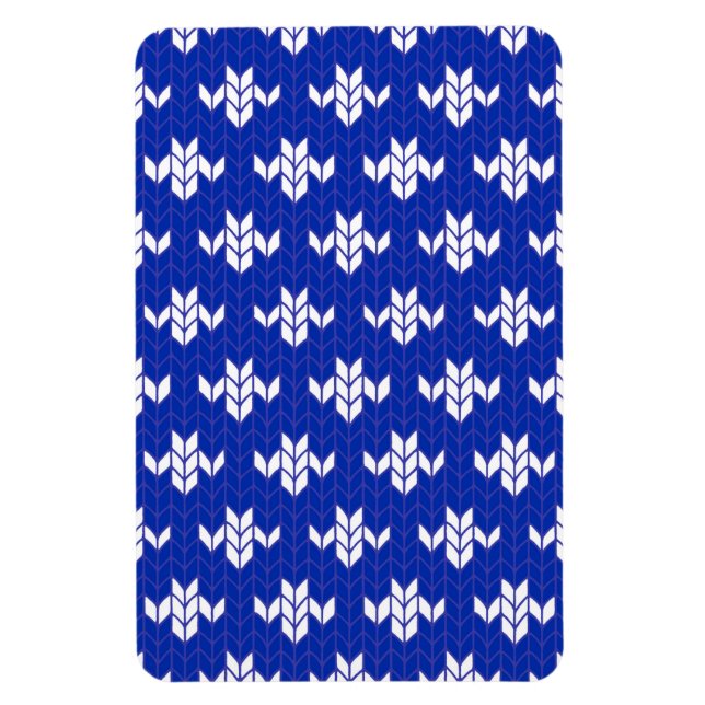SCANDIA BLUE KNIT 4x6 Flexible Magnet (Vertical)