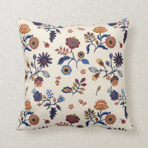 Scandic Folk Etno Europe Floral Ornament Beige