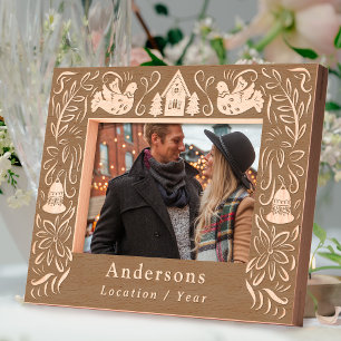 Scandinavia Family Christmas Etched Frames